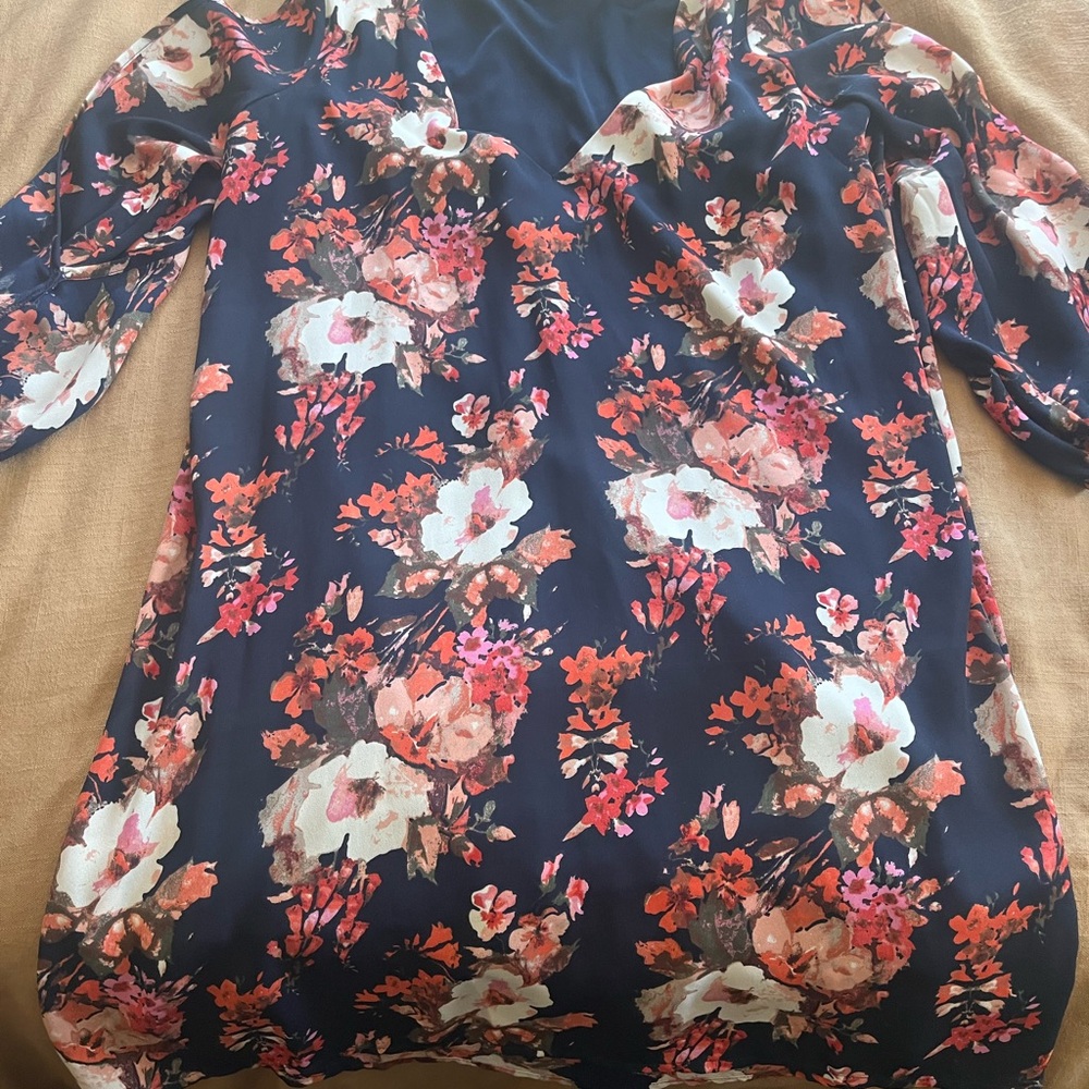 Floral Long Sleeve Dress